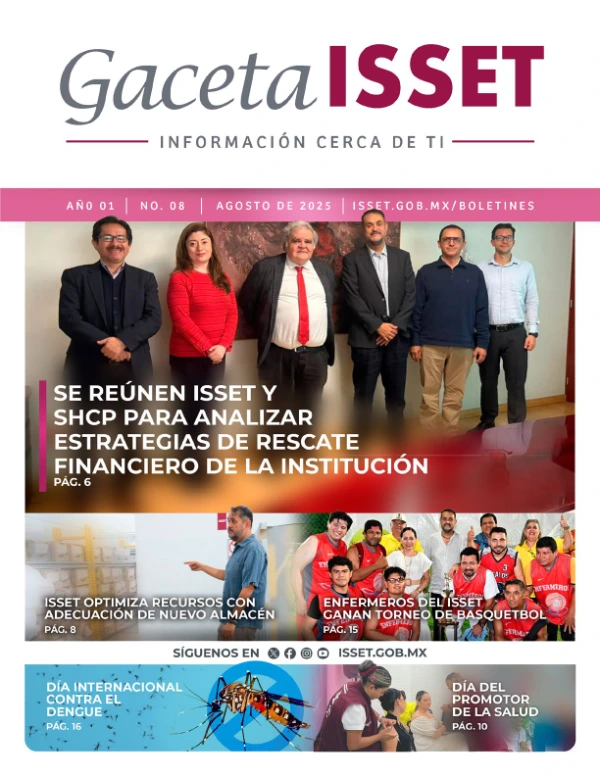 Portada de la gaceta agosto 2025